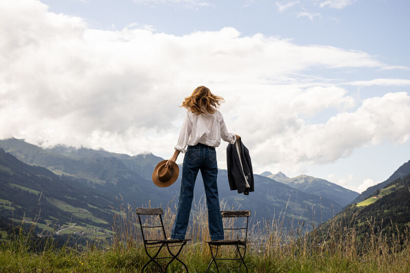 Oona und Matthias Horx / Portraits am Berg